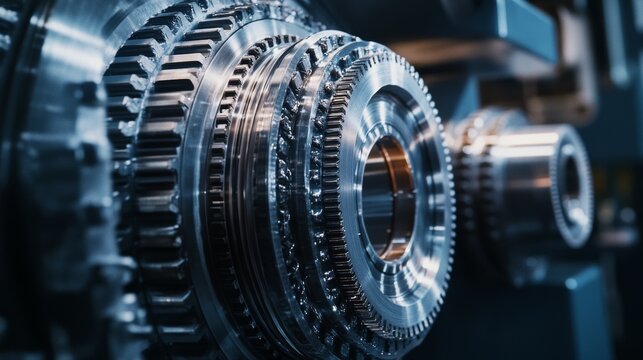 High-Speed Internal Gear System in Motion