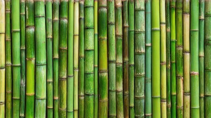 Fototapeta premium Bamboo fence texture backdrop bamboo texture view