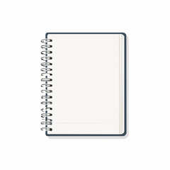 Paper notebook with spiral binding
