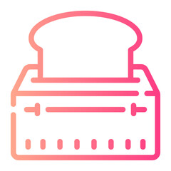 toaster gradient icon