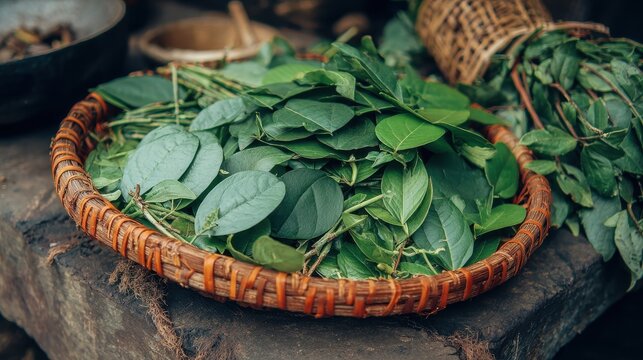 Image of Premna cordifolia leaves utilized in Central Javanese cuisine