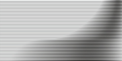 Thin line halftone gradient texture. Fading vertical stripe gradation background. Repeating wide pattern backdrop.