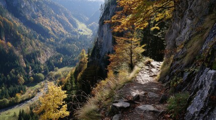 Image of a lovely fall day hiking