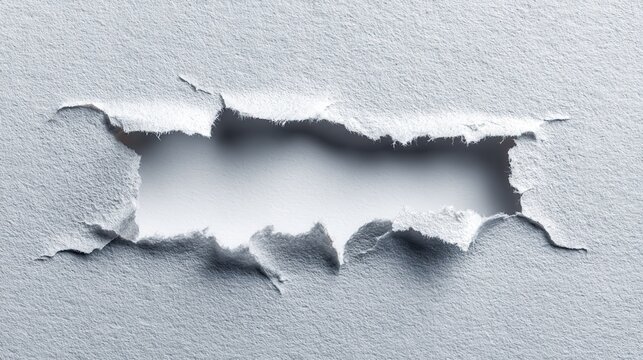 annual enrollment period concept paper torn to reveal text for marketing and advertising purposes