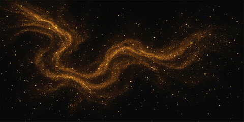 Abstract space with stars and galaxy in black and white