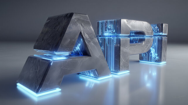 プラットフォームのAPI接続を示すサイン