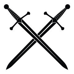 two crossed swords