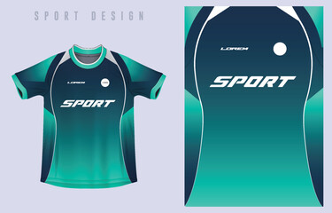 Sport jersey design template for football club
