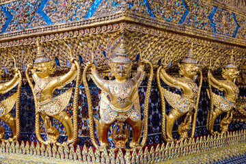 Wat Phra Kaew or Wat Phra Sri Rattana Satsadaram is temple used for various royal ceremonies during reign of King Rama I. It is temple within the Grand Palace. Inside temple is the Emerald Buddha.
