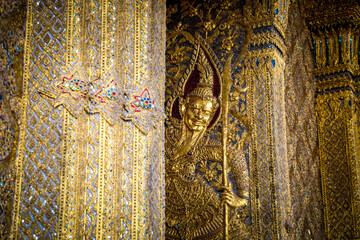 Wat Phra Kaew or Wat Phra Sri Rattana Satsadaram is temple used for various royal ceremonies during reign of King Rama I. It is temple within the Grand Palace. Inside temple is the Emerald Buddha.