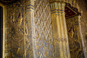 Wat Phra Kaew or Wat Phra Sri Rattana Satsadaram is temple used for various royal ceremonies during reign of King Rama I. It is temple within the Grand Palace. Inside temple is the Emerald Buddha.