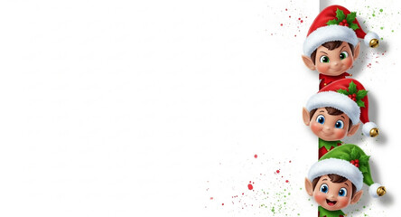 The elves are peeking 