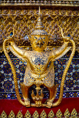 Wat Phra Kaew or Wat Phra Sri Rattana Satsadaram is temple used for various royal ceremonies during reign of King Rama I. It is temple within the Grand Palace. Inside temple is the Emerald Buddha.