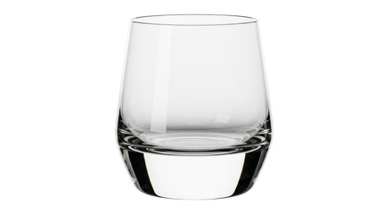 Isolated glass vessel, a piece of drinkware for serving a beverage at parties and events