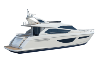 Isolated Yacht, luxury boat on the water with no people, sailing vessel, water transport