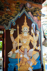 Wat Phra Kaew or Wat Phra Sri Rattana Satsadaram is temple used for various royal ceremonies during reign of King Rama I. It is temple within the Grand Palace. Inside temple is the Emerald Buddha.