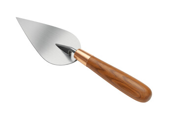 Isolated Finishing Trowel Closeup – Tool used for Applying and Smoothing Plaster Materials