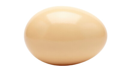 Isolated Brown Egg on a Plain Surface, Natural and Simple Design, Perfect for Easter or Cooking