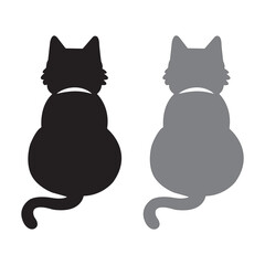 black and white cats