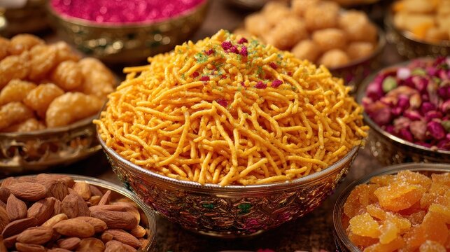 Maharashtra festival treats snacks like sev chakali chivda bakarwadi and mathari for Diwali