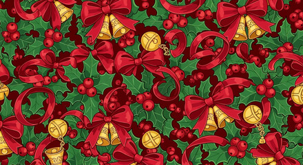 chirtmesSeamless Rose Flower Pattern – Elegant Floral Decoration for Wallpaper, Nature-Inspired Design, Botanical Illustration, Vintage Ornament, Romantic Garden Style, Decorative Background Art