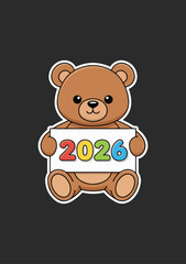 Happy New Year clip arts