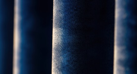 Vertical Blue Columns