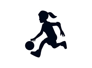 woman playing basketball sports person ball sport emoji symbol sign icon vector illustration isolated flat