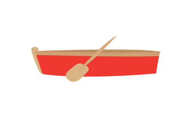 boat kayak canoe paddle sea lake ocean water sports emoji symbol sign icon vector illustration isolated flat