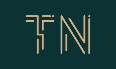 TN T tn initial logo | initial based abstract modern minimal creative logo, vector template image. luxury logotype logo, real estate homie logo. typography logo. initials logo