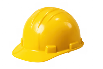 Yellow hard hat representing safety and protection in construction, industrial, and workplace environments