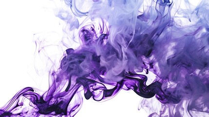 Close-up of swirling purple, blue, and pink liquid colors forming fluid shapes and vibrant hues, crafting a dynamic abstract background with smooth, flowing color transitions.