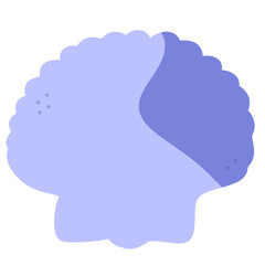 Cute Purple Cloud Abstract Shape PNG Transparent