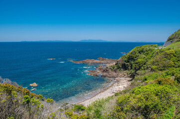鬼海ヶ浦展望所からの眺望