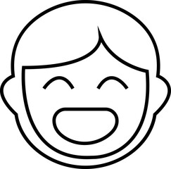 Fototapeta premium Excited avatar icons , joyful faces, happy expressions, cheerful emotions, energetic characters, and positive mood elements for social media, emoji, and communication design, f facial expressions.