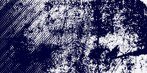 Dots halftone white \u0026 blue color pattern gradient grunge texture background. Dots pop art comics sport style vector illustration