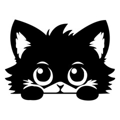 Cat Vector Silhouette 14