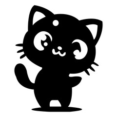 Cat Vector Silhouette 17