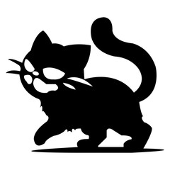 Cat Vector Silhouette 19