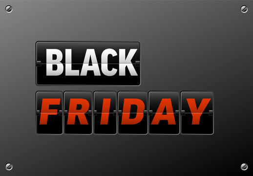 Black Friday Sale Flyer Poster Banner Design Template for Shopping Deals