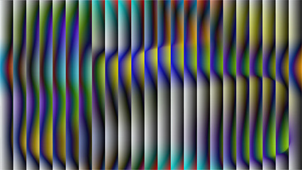 Colorful abstract background with wavy vertical stripes creating a vibrant and visually dynamic composition