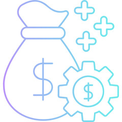 Obraz premium Cash Management Icon