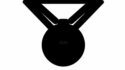 Celebrate future success with a prestigious 2026 award medal symbolizing achievement and victory