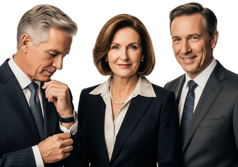 Corporate Team Portrait in Formal Attire