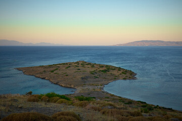 Fototapeta premium Erkek beach in Bodrum, Turkey at sunrise