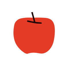 Red apple illustration