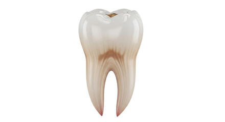Isolated molar with cavities, tooth decay, dental problem, care, treatment, oral hygiene