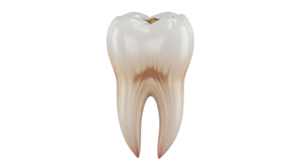 Isolated molar with cavities, tooth decay, dental problem, care, treatment, oral hygiene