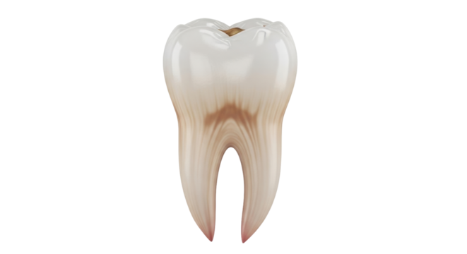 Isolated molar with cavities, tooth decay, dental problem, care, treatment, oral hygiene