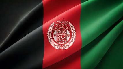 Afghanistan flag background